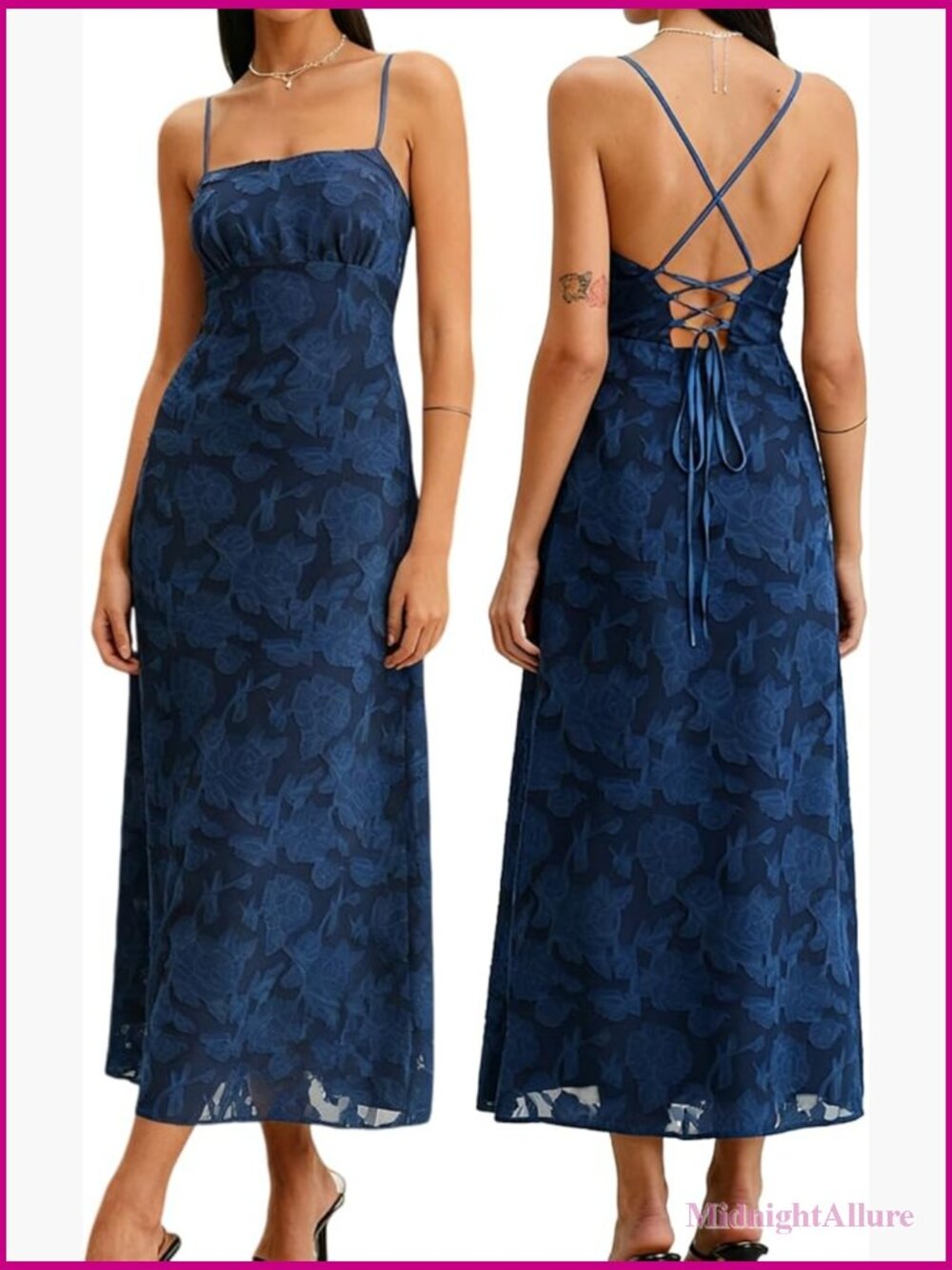 Maxi Formal Dress - Elegant Wedding Guest Cocktail Gown